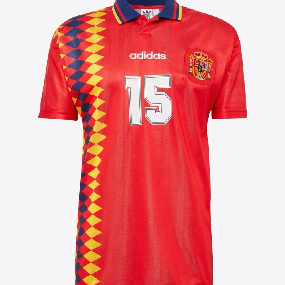 ADIDAS Originals Retro Spain #15 Soccer Jersey - Red - Men’s 2XL - Like New